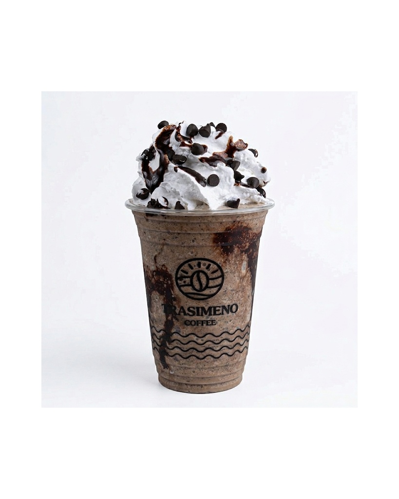 Chocolate Chips Frappe (M, Regular, Full-Fat Milk, No shot, No shot, No Sauce)