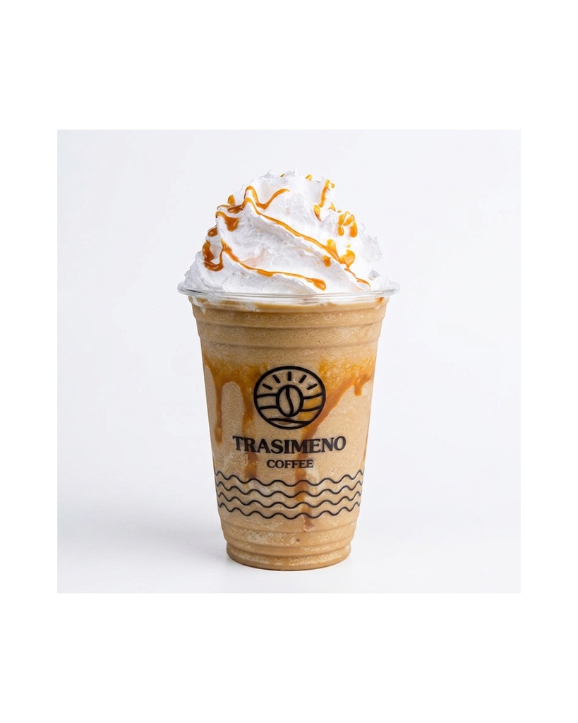 Caramel Frappe (M, Regular, Full-Fat Milk, No shot, No shot)