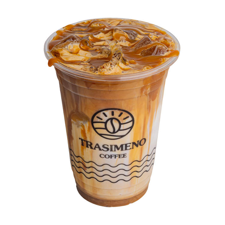 Iced Caramel Macchiato (M, Regular, Full-Fat Milk, No shot, No shot)
