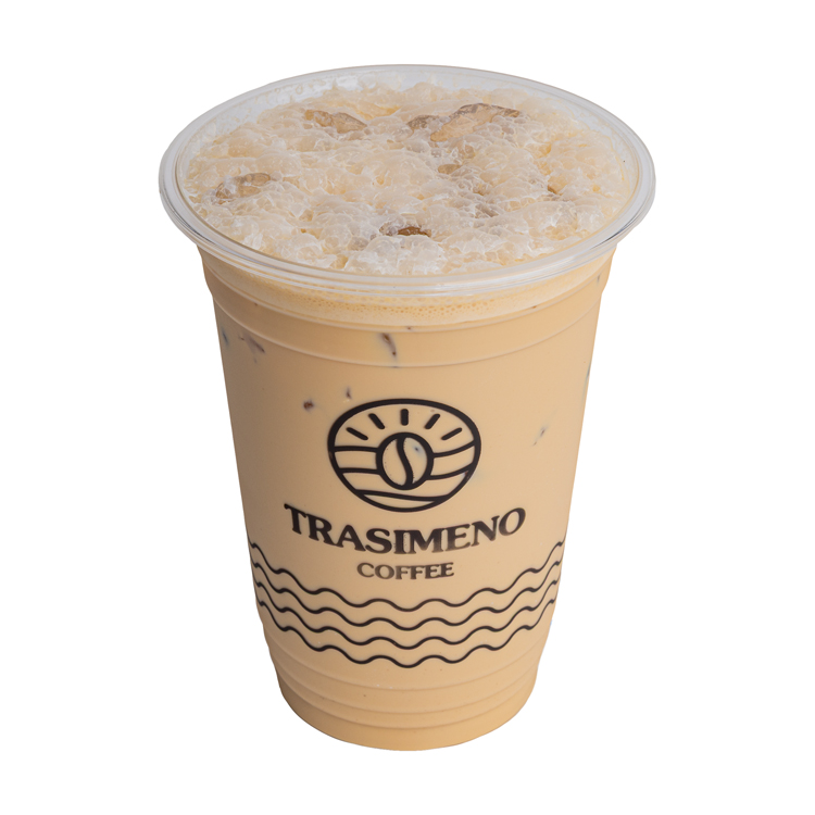 Iced Shaken (M, Regular, Full-Fat Milk, No shot, No shot, No Sauce, Syrup Hazelnut 20ml, Sugar-Free Hazelnut 10ml)