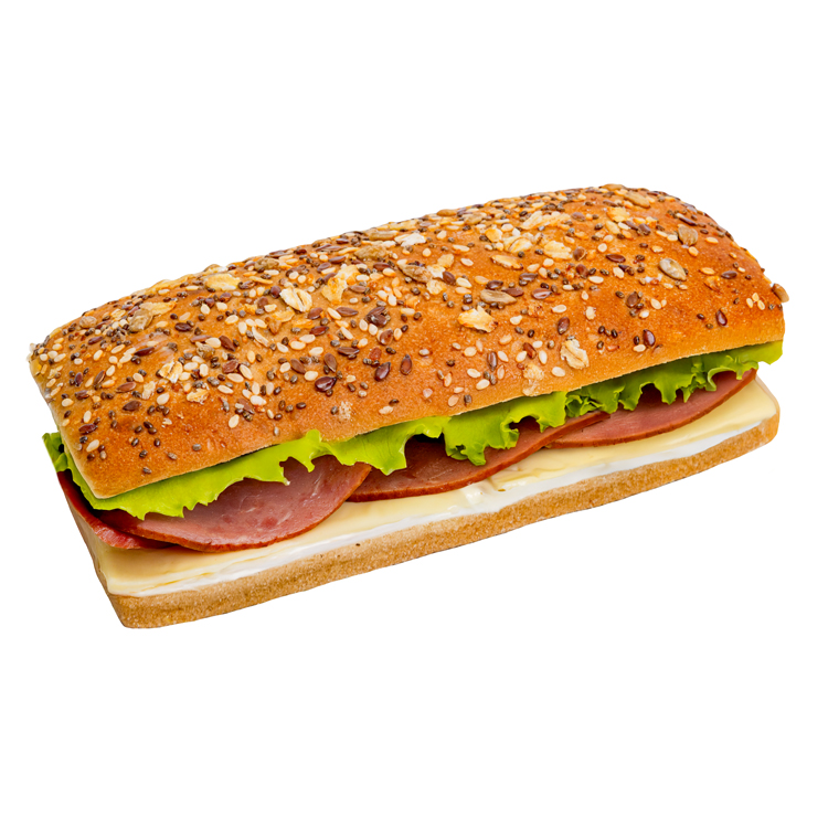 Roast beef brown sandwich