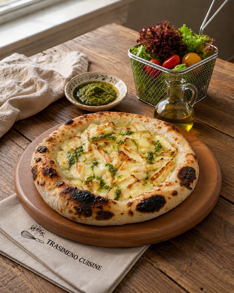 Halloumi Pesto