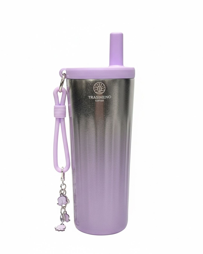 [WEB-MP-000519] كاسة ستانلس سلفر غطاء بنفسجي 550